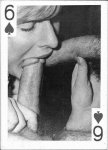 Black and white Vintage sex Playing Cards