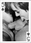 Black and white Vintage sex Playing Cards