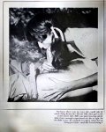 Girl giving blowjob outdoors holding his hips